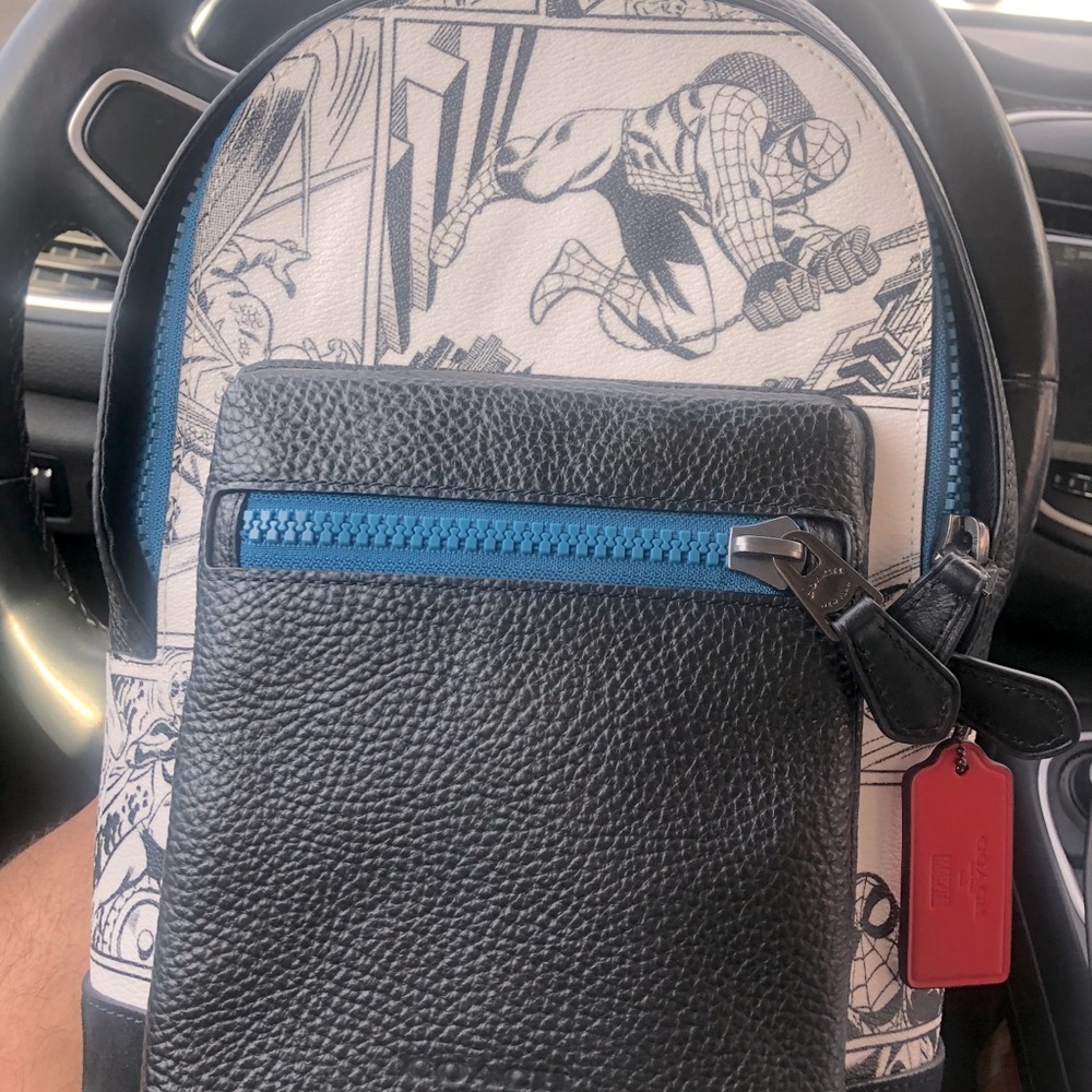 Coach Spider-Man marvel Collection sling bag